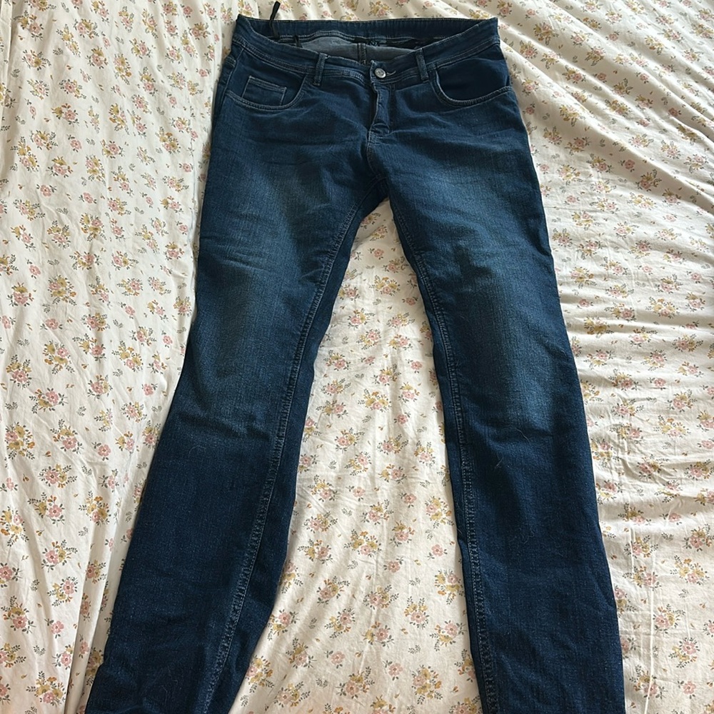 Mens motorcycle jeans! My husband is cleaning out his closet!